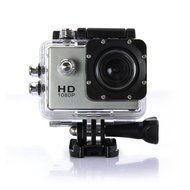 Kasily Waterproof Action Camera 14MP 1080P HD with 2 Batteries and Free Accessories Kit (Silver)