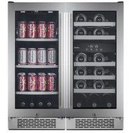 Avallon 23 Bottle + 86 Can Side-by-Side Wine &amp; Beverage Center