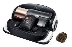 Samsung VR9000 Powerbot Robotic Vacuum, Airborne Copper Cleaning Robot (Complete Set) w/ Bonus: Premium Microfiber... N3