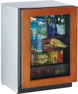 U-line 3024RGLOL00: Overlay Frame Right-hand Modular 3000 Series / 24" Glass Door Refrigerator / Digitally controlled...