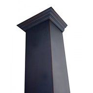 ZLINE 36 in. 760 CFM Wall Mount Range Hood in Stainless Steel and Glass with Crown Molding N3