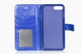 iPhone 7 Plus Case, [5.5 Inch] HLCT PU Leather Case, With Soft TPU Protective Bumper, Built-In Kickstand, Cash... N13