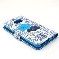 Galaxy S6 Case, Firefish Premium [Kickstand] Build-in Double Protection PU Wallet Case with Magnetic Closure Shock-Absorbing... N9