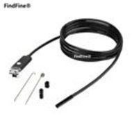 Black 5M 16.4ft Cable 7mm Lens 2 In 1 Dual Usb HD endoscope For Android OTG Phone Cable inspection Pipe IP67 Waterproof... N8