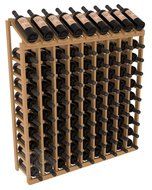 Wine Racks America Ponderosa Pine 9 Column 10 Row Display Top Kit. 13 Stains to Choose From! N14