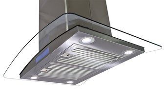 AKDY 36" European Style Az668is2B-90 Stainless Steel Island Mount Range Hood Touch Control Baffle Filter N2