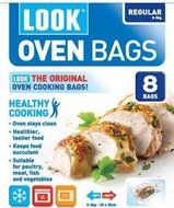 LOOK Healthy Cooking Oven Bags Regular 0-3kg 8 Bags