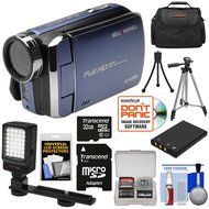 Bell &amp; Howell DV30HD 1080p HD Video Camera Camcorder (Red) with 32GB Card + Battery + Case + Tripods + LED Video... N3
