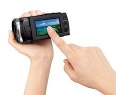 BUNDLE: Sony PJ350 Camcorder with built in projector! 2.7" touchscreen, 1920x1080 Full HD, 24x optical zoom, 32GB... N4