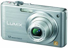 Panasonic Lumix DMC-FS15 12MP Digital Camera with 5x MEGA Optical Image Stabilized Zoom and 2.7 inch LCD (Black) N8
