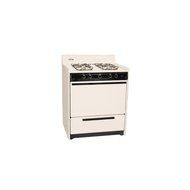 Summit SNM2107CF 30" Freestanding Gas Range in Bisque with Electronic Ignition and Sealed Gas