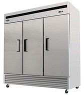 81.9&quot; 3 Door, Bottom Mount,stainless Steel Reach in Commercial Refrigerator