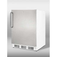 Summit ALF620LSSTB 24" Medically Approved and ADA Compliant Upright Freezer with 3.2 cu. ft. Capacity Door Lock...