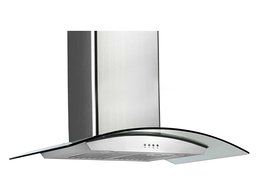 Ancona Tornado II Glass Canopy 600 CFM Wall Mount Range Hood, 36-Inch N10