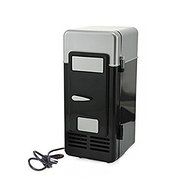 Portable USB Mini Fridge Cooler and Warmer for Home, Office, Car or Boat AC &amp; DC, Black N2