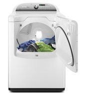 Whirlpool WGD8200YW Cabrio 7.6 Cu. Ft. White Gas Front Load Dryer N3