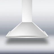 Summit Professional Series SEH1536 36" Chimney Style Wall Mount Range Hood With 500 CFM Internal Blower 3-Speed... N3