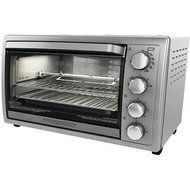Bake Boil Toast And Keep Warm Control 9-Slice Rotisserie Convection Countertop Oven, Silver