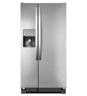 Whirlpool WRS322FDAB 22 Cu. Ft. Black Side-By-Side Refrigerator - Energy Star N3