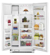 Whirlpool WRS322FDAB 22 Cu. Ft. Black Side-By-Side Refrigerator - Energy Star N4
