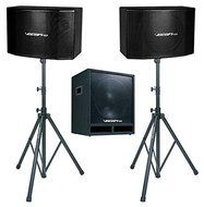 VocoPro SSP600 600W 15-Inch Vocal Speaker with 15-Inch Subwoofer