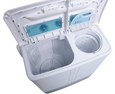Ivation Small Compact Portable Washing Machine &ndash; Twin Tub Washer &amp; Spin with 12.12 Lb. Wash Capacity &amp; 7.7 Lb.... N4