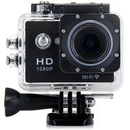 Flymemo W9 2.0 Inch Big Screen 12MP Full HD 1080P 140 Degree WiFi Waterproof Sport DV Camera,Black N5