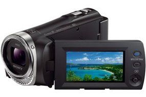 BUNDLE: Sony PJ350 Camcorder with built in projector! 2.7" touchscreen, 1920x1080 Full HD, 24x optical zoom, 32GB... N5