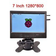 GeeekPi 7 inch 1280x800 TFT Screen Display LCD Color Monitor for Raspberry Pi 3/2/B+/PC N5