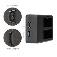 SJCAM Camera Battery Charger Dual-slot with Micro USB Cable for SJ4000 SJ5000 SJ5000+ SJ5000X SJ6000 SJ7000 M10... N5