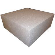 Square 4&quot; Cake Dummies - Pack Of 6, 10&quot; Square by 4&quot; High (all the same size)