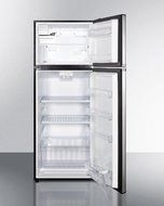 Summit FF1159SSIM 24" Freestanding Top Freezer Refrigerator with 10.3 cu. ft. Total Capacity, Ice Maker in Stainless... N2