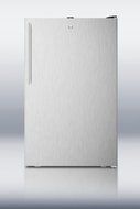 Summit CM421BLBISSHVADA: ADA compliant 20&quot; wide built-in refrigerator-freezer with a lock, stainless steel door... N3