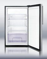 Summit CM421BLBISSHVADA: ADA compliant 20&quot; wide built-in refrigerator-freezer with a lock, stainless steel door... N4