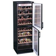 Summit SWC-1775 24" Wine Cellar with 100+ Bottle Capacity, 5 Wooden Wine Racks, Fluorescent Light and 2 Tinted...