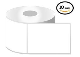 1 Inch Core - 4 x 5 Zebra Compatible Direct Thermal Labels 10 Rolls for Zebra Desktop Printer GC420d GC420t GK420d...