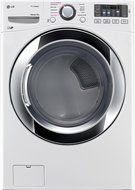 LG DLEX3370W7.4 Cu. Ft. White Stackable With Steam Cycle Electric Dryer - Energy Star
