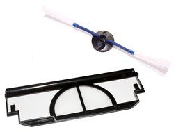 Replacement iRobot Roomba 4400 Side Brush and Filters Replacement - Kit Includes 1 Side Brushes and 1 Filters
