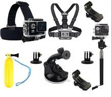 VVHOOY Sports Action Camera Accessory Bundle KitsSuction Cup Mount / Selfie Stick / Floating Hand Grip For GoPro... N8