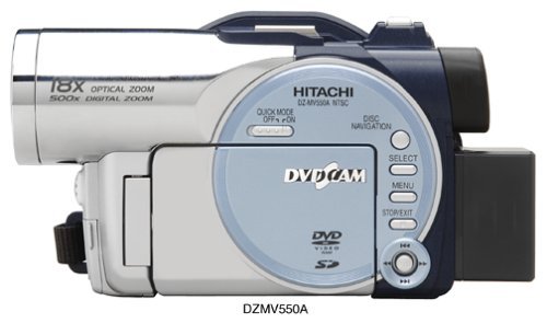 Hitachi DZMV550A DVD Camcorder w/18x Optical Zoom N5