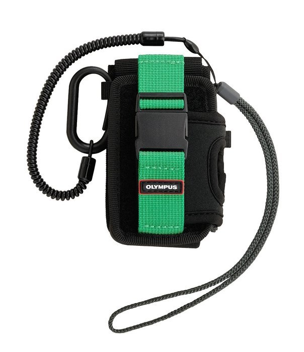 Olympus TG-Tracker (Green) w/ Olympus Custom TG-Tracker Case CSCH-125 (Black) + ActionGrip Professional Action... N2
