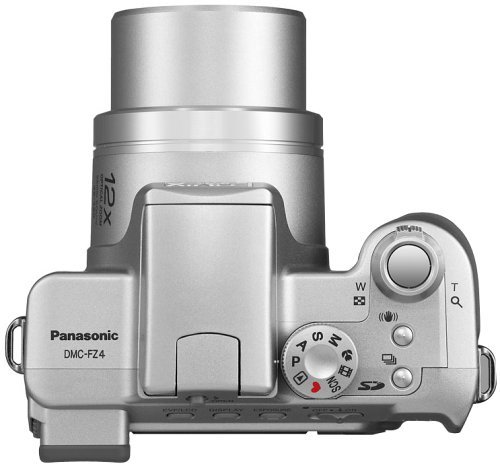 Panasonic Lumix DMC-FZ4 4MP Digital Camera with 12x Image Stabilized ...