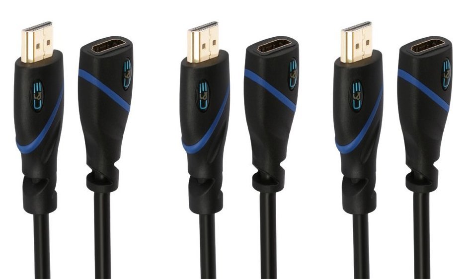 High Speed HDMI Cable With Ethernet - 3 Feet, CL3 Certified - Supports 3D and Audio Return Channel, 10-Pack N20