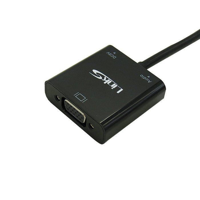 LinkS Active Micro HDMI to VGA Male to Female Adapter in white N11