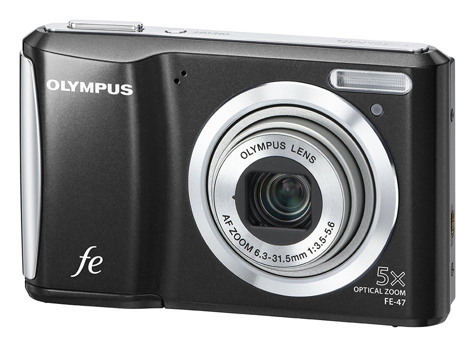 Olympus FE-47 14 MP Digital Camera with 5x Optical Zoom and 2.7-inch LCD (Black) (Old Model) N4