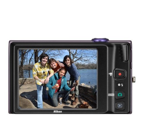 Nikon COOLPIX S4100 14 MP Digital Camera with 5x NIKKOR Wide-Angle Optical Zoom Lens and 3-Inch Touch-Panel LCD... N14