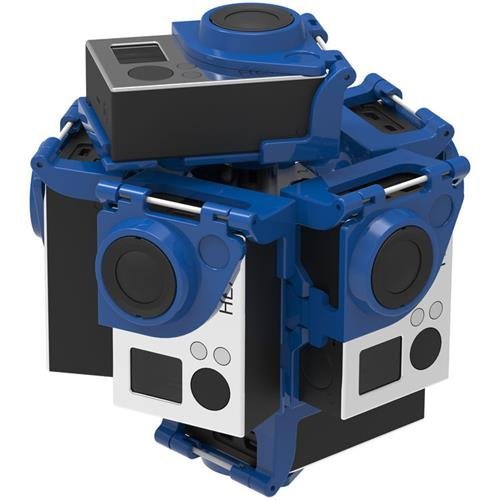 360RIZE Pro7 v2 Virtual Reality 360-degree Video Gear with 3/8" Mount, Plug-n-Play Holder for GoPro HERO4/3+/3... N2