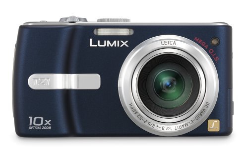 Panasonic Lumix DMC-TZ1S 5MP Compact Digital Camera with 10x Optical Image Stabilized Zoom (Silver)