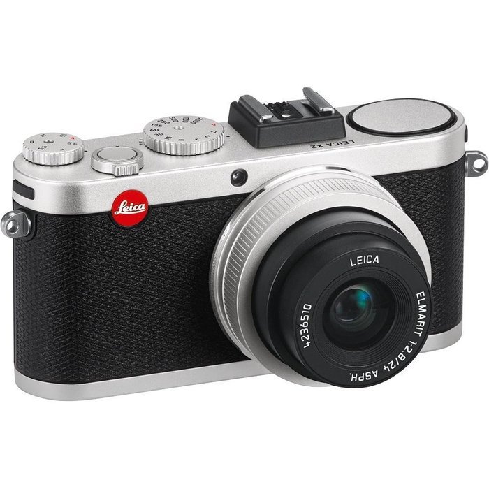 Leica 18452 X2 16.5MP Compact Camera with 2.7-Inch TFT LCD (Silver) N4