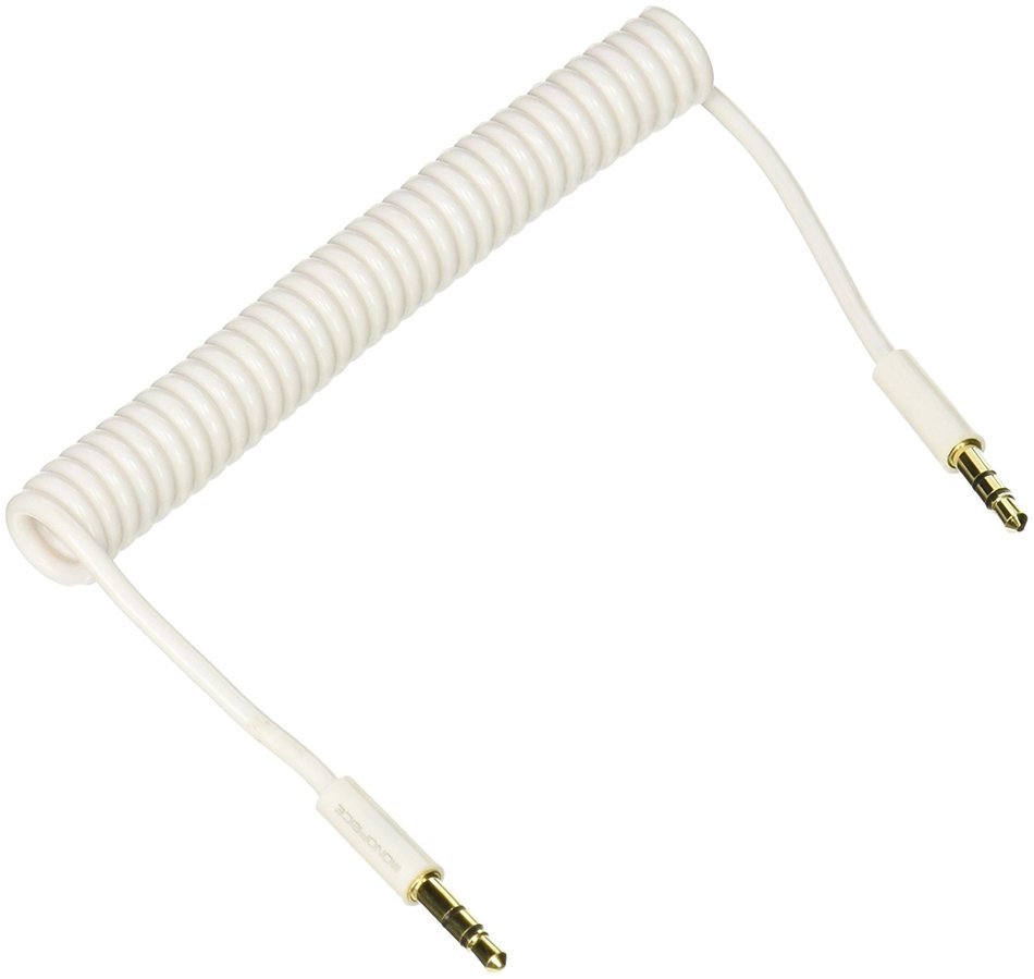 Monoprice 109564 Coiled 3-Feet 3.5mm Male to 3.5mm Male Stereo Audio Cable, Black N2